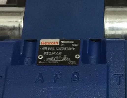 R901072845 4WRTE10E50L-4X/6EG24ETK31/F1M 4WRTE10E50L-42/6EG24ETK31/F1M Rexroth High-Response Directional Valve