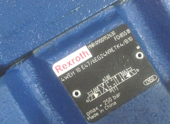 R900952630 4WEH10E4X/6EG24N9ETK4/B10 4WEH10E47/6EG24N9ETK4/B10 Directional Spool Valve With Electro-Hydraulic Actuation