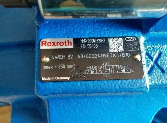 R900932052 4WEH32J6X/6EG24N9ETK4/B10 4WEH32J63/6EG24N9ETK4/B10 Directional Spool Valve With Electro-Hydraulic Actuation