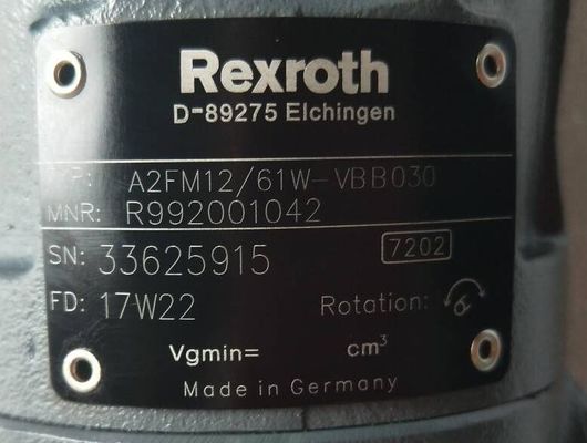 Rexroth R992001042 A2FM12/61W-VBB030 Axial Piston Fixed Motor