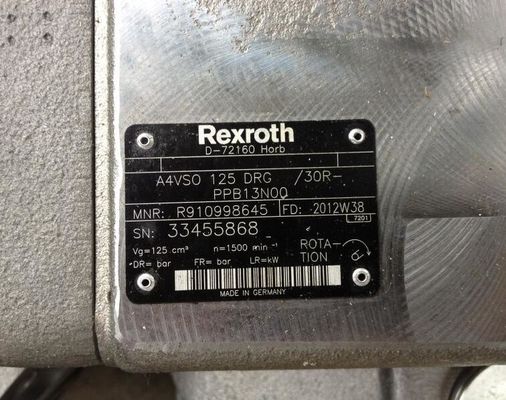 Rexroth R910998645 A4VSO125DRG/30R-PPB13N00 AA4VSO125DRG/30R-PPB13N00 Axial Piston Variable Pump