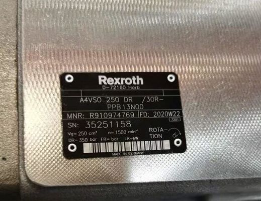 R910974769 A4VSO250DR/30R-PPB13N00 Rexroth Axial Piston Variable Pump