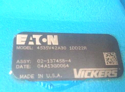 02-137458-4 4535V42A30-1DD22R Eaton Vickers 4535V Type Double Vane Pump