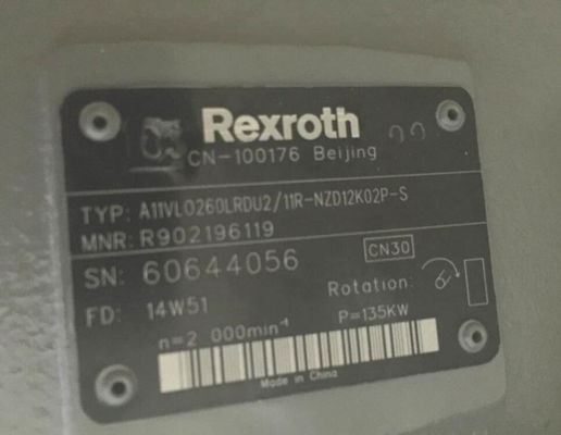 R902196119 A11VLO260LRDU2/11R-NZD12K02P-S Rexroth A11VO Type Axial Piston Variable Pump
