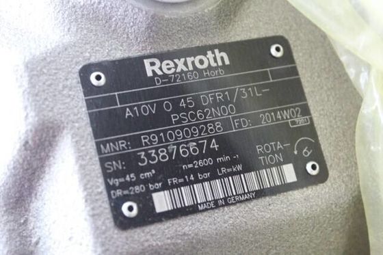 R910909288 A10VO45DFR1/31L-PSC62N00 Rexroth Left Rotation Variable Piston Pump
