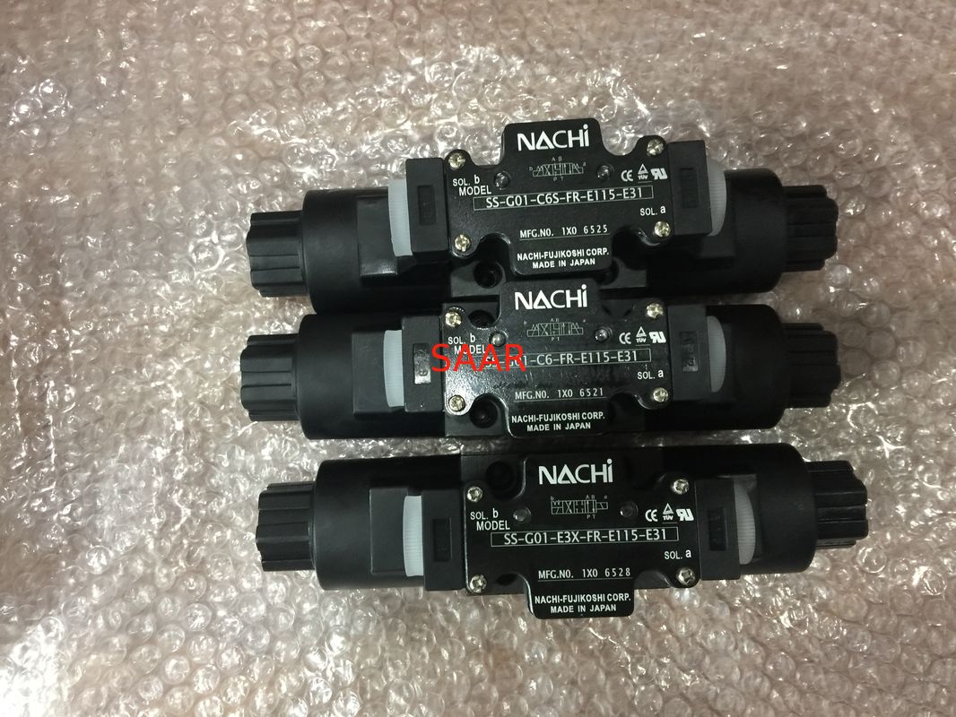Nachi SS-G01 Series Industrial Hydraulic Valve , Low Noise Wet Type Solenoid Valves