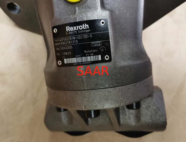 Rexroth R902161315 A2FE63/61W-VZL100-S Plug-In Motor