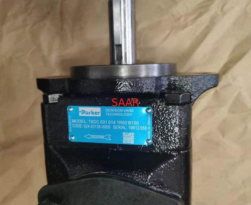 Parker Denison T6DC-031-014-1R00-B100  024-03138-000S Double Hydraulic Vane Pump