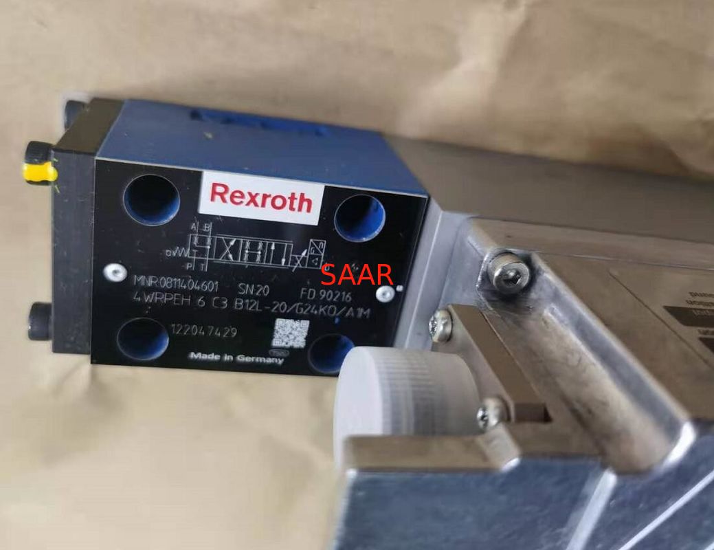 0811404601 4WRPEH6C3B12L-20/G24K0/A1M 4WRPEH6C3B12L-2X/G24K0/A1M Integrated Electronics Directional Control Valve