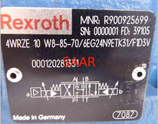 New Rexroth Solenoid Valve , Hydraulic Directional Control Valve 4WRZE10