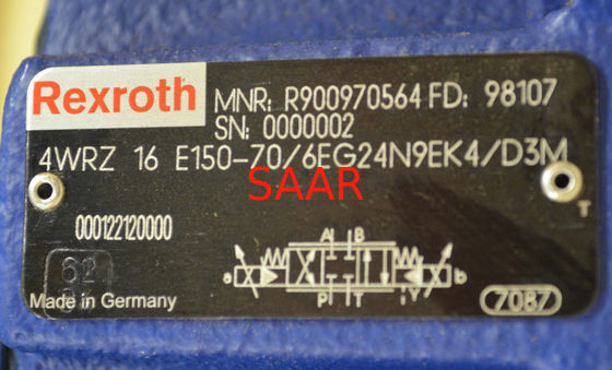 Pilot Operated Rexroth Hydraulic Valves , 4WRZ16 Proportional Directional Valves