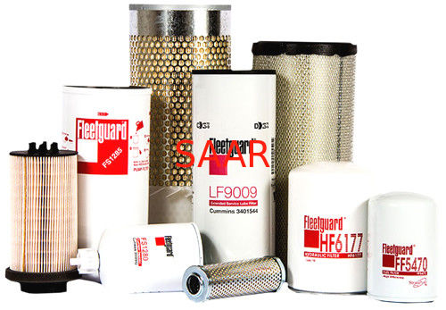 Steel Aluminum Shell Cummins Engine Parts , Durable Cummins Fleetguard Fuel Filter